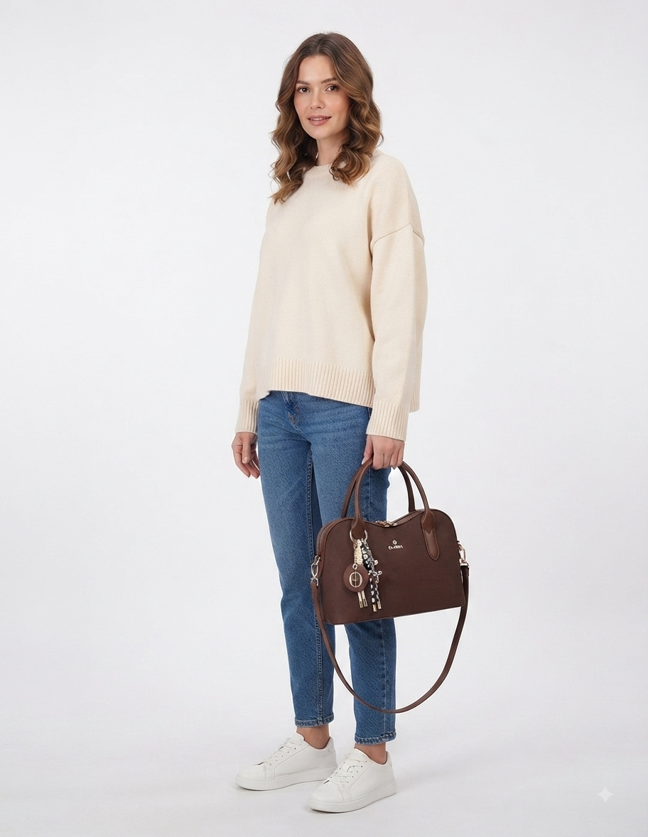 Bolsa Satchel Olimba